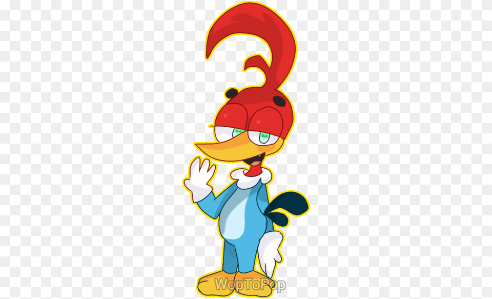 Crazy Woody Woodpecker By Woptopop Comics, Baby, Person, Cartoon Png Image