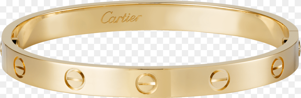 Crb Love Bracelet Yellow Cartier Love Bracelet Rose Gold 4 Diamonds, Accessories, Jewelry, Ornament, Hot Tub Free Png Download