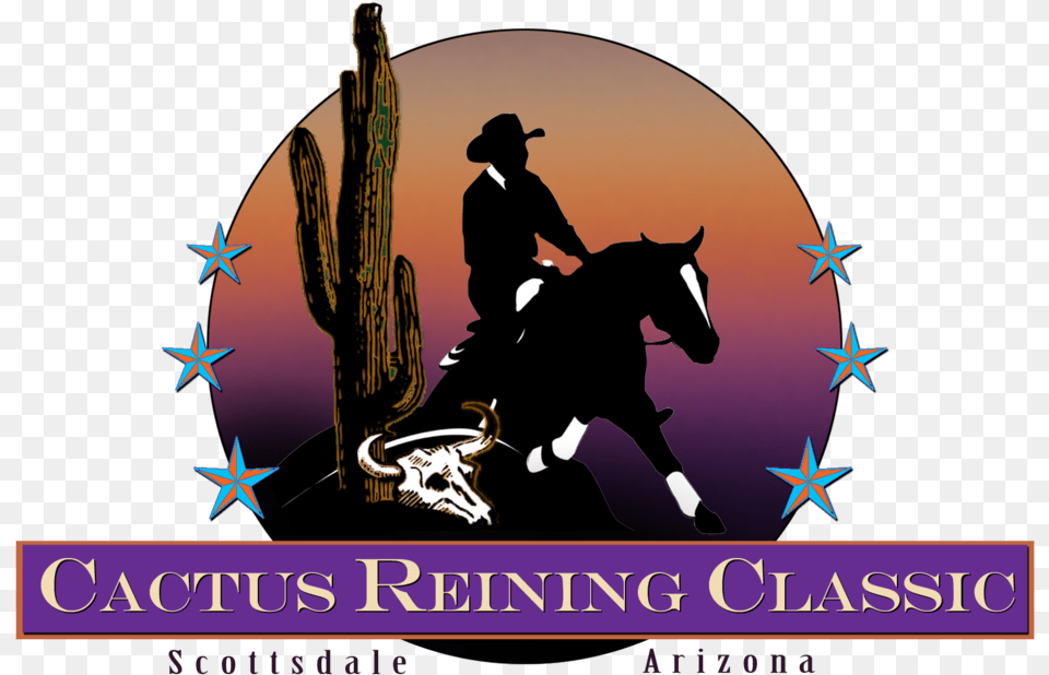 Crc Logo Cactus Reining Classic, Animal, Equestrian, Horse, Person Png Image