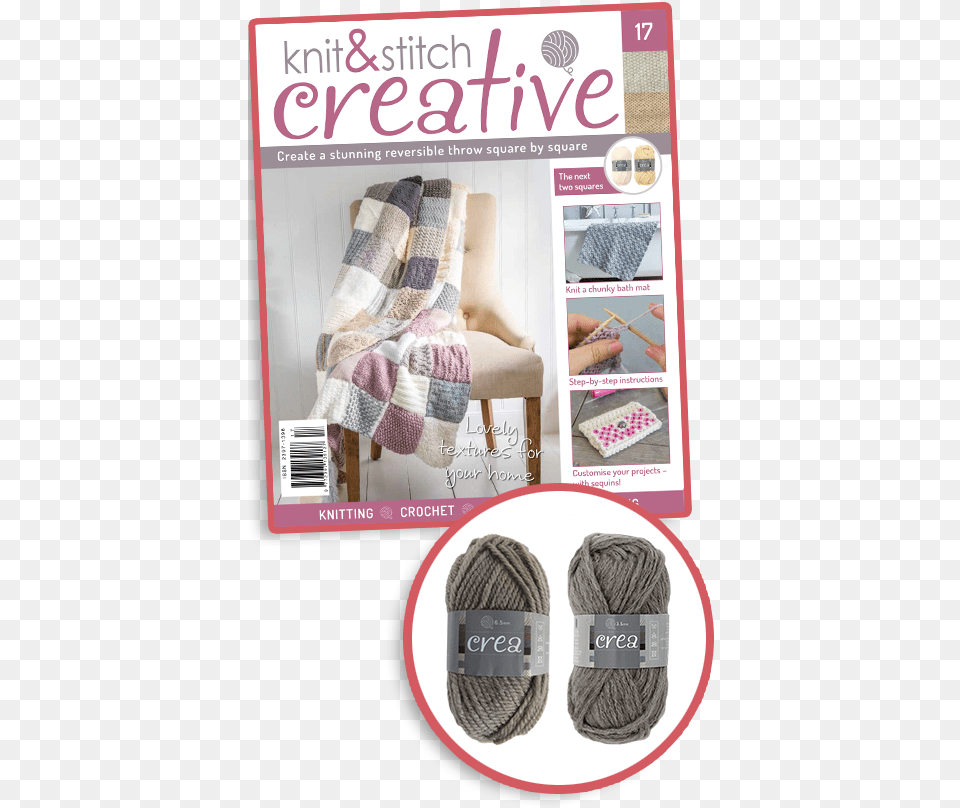 Crea Craft Issue 22 Yarn, Home Decor Free Transparent Png