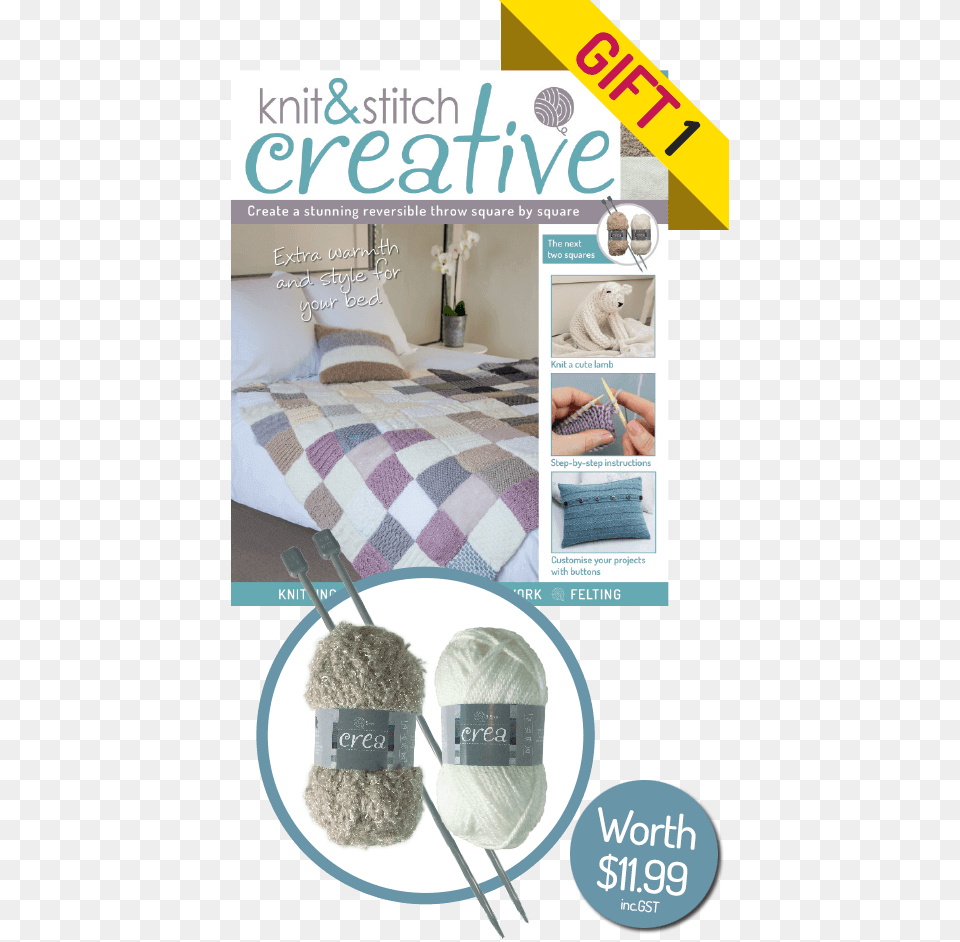 Crea Crafts Knit Stitch Creative Start Knitting Knit Amp Stitch Creative, Cushion, Home Decor, Linen, Person Png Image