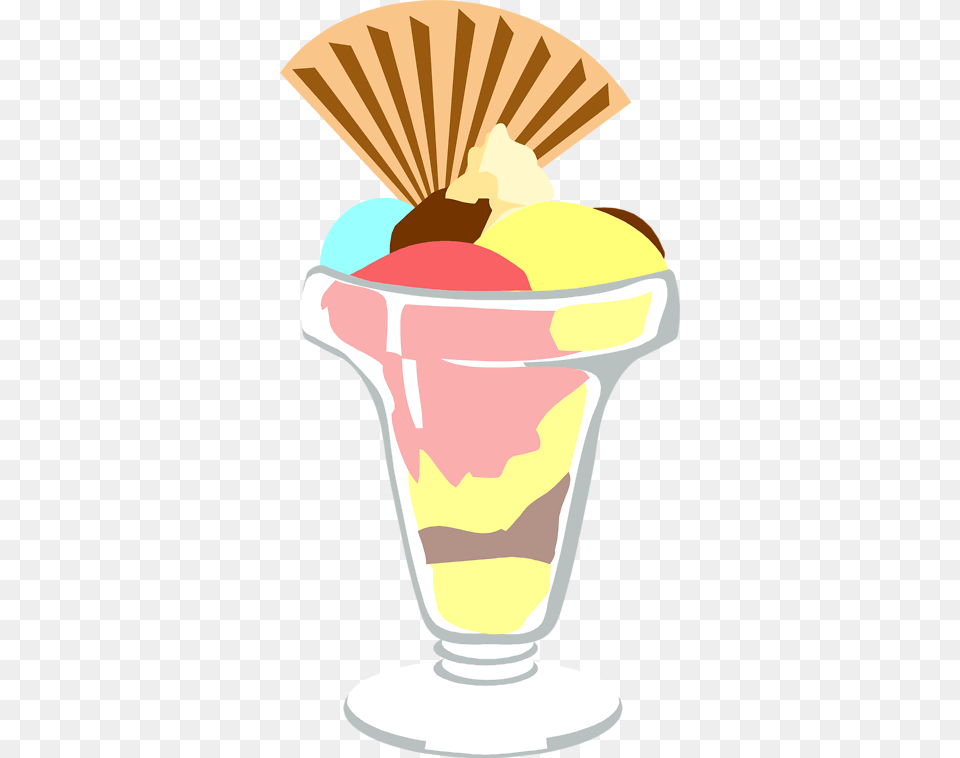 Cream Clipart Bowl, Dessert, Food, Ice Cream, Sundae Free Png