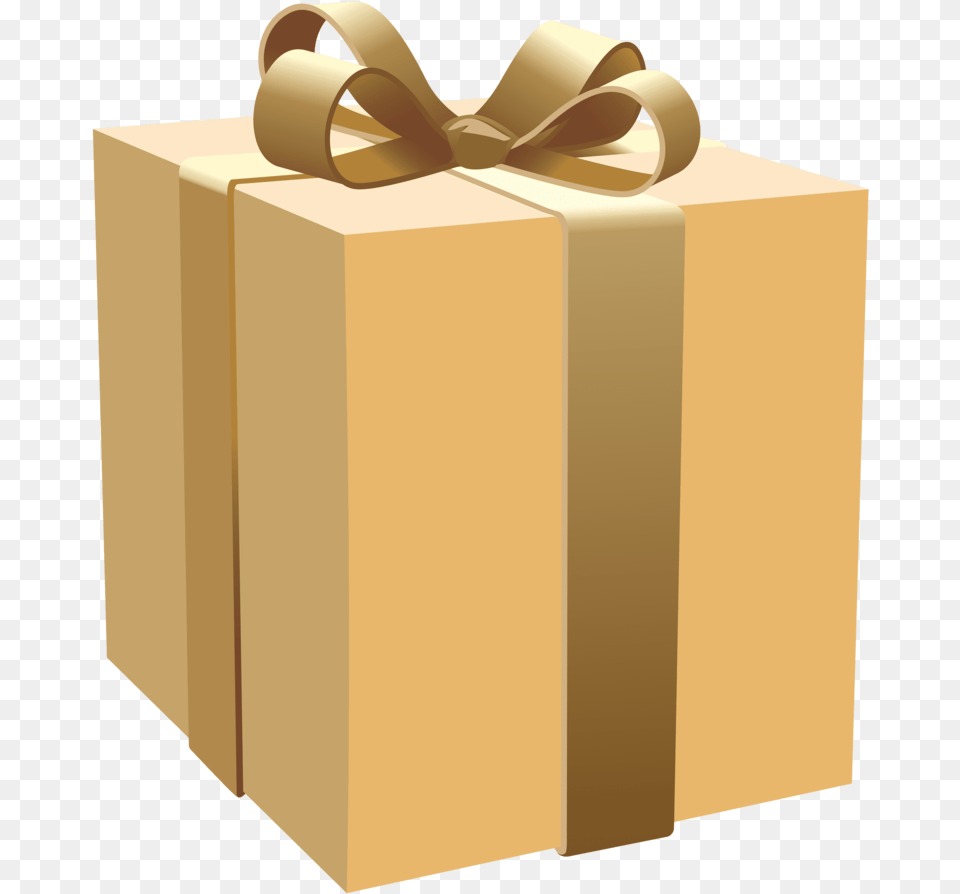 Cream Gift Box Real Gift Box, Mailbox, Cardboard, Carton Png Image