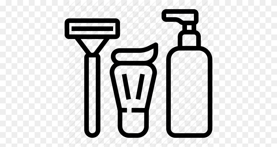 Cream Grooming Lotion Razor Shave Shaving Toiletries Icon, Bottle Png