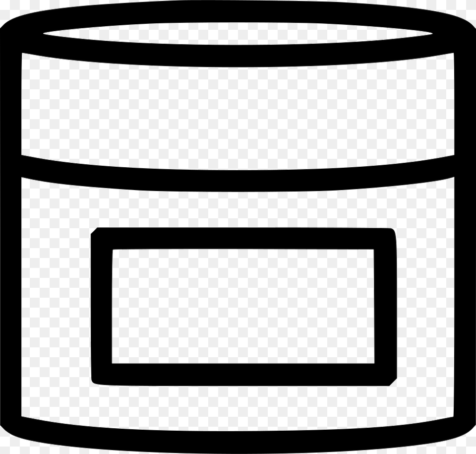 Cream Hand Face Body Container Icon, Cylinder, Jar Free Transparent Png