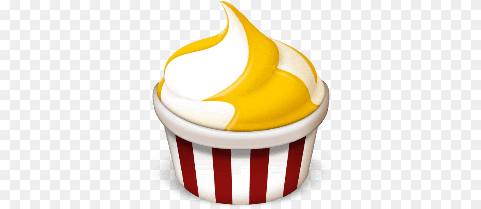 Cream Newsreader For Mac Baking Cup, Dessert, Food, Ice Cream, Cake Free Png
