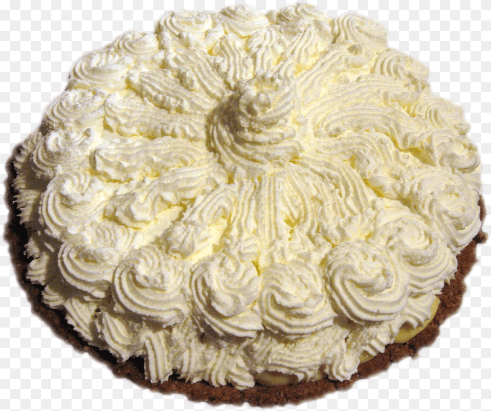 Cream Pie Whipped Cream Pie Transparent, Birthday Cake, Cake, Dessert, Food Png Image