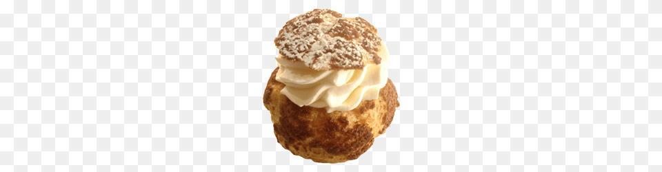 Cream Puff, Dessert, Food, Whipped Cream, Pastry Free Png
