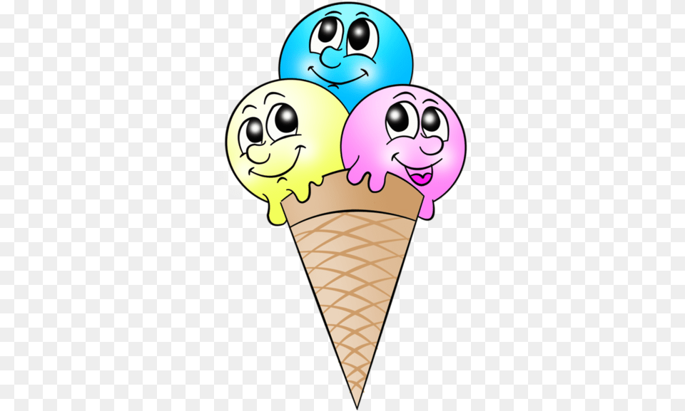 Cream Smile Cartoon, Dessert, Food, Ice Cream, Face Free Png Download