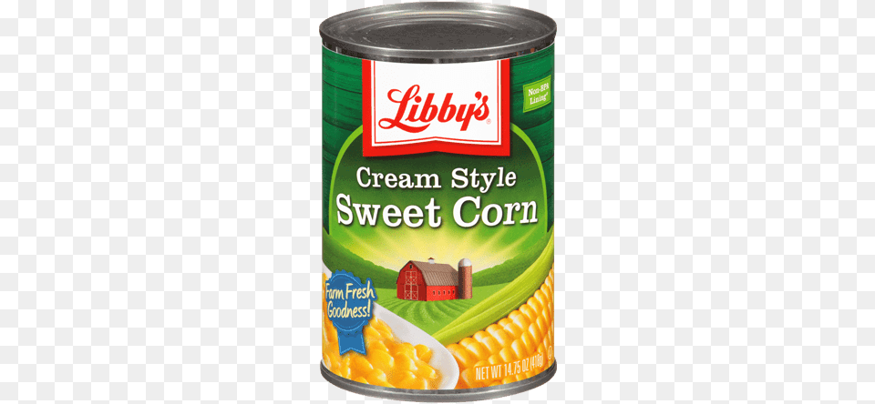 Cream Style Sweet Corn Libby39s Whole Kernel Sweet Corn, Tin, Aluminium, Can, Food Free Png Download