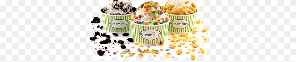 Creamistry Confectionery, Cream, Dessert, Food, Ice Cream Free Transparent Png