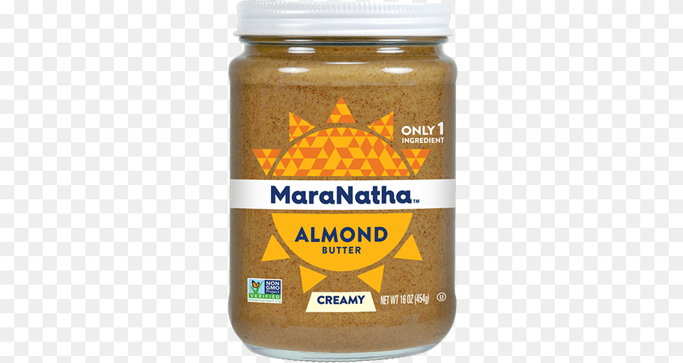 Creamy Almond Butter Maranatha Coconut Almond Butter, Food, Mustard, Peanut Butter, Can Free Transparent Png