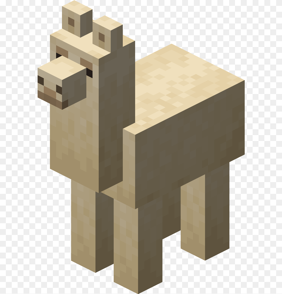 Creamy Llama Minecraft Llama, Wood, Plywood Free Transparent Png