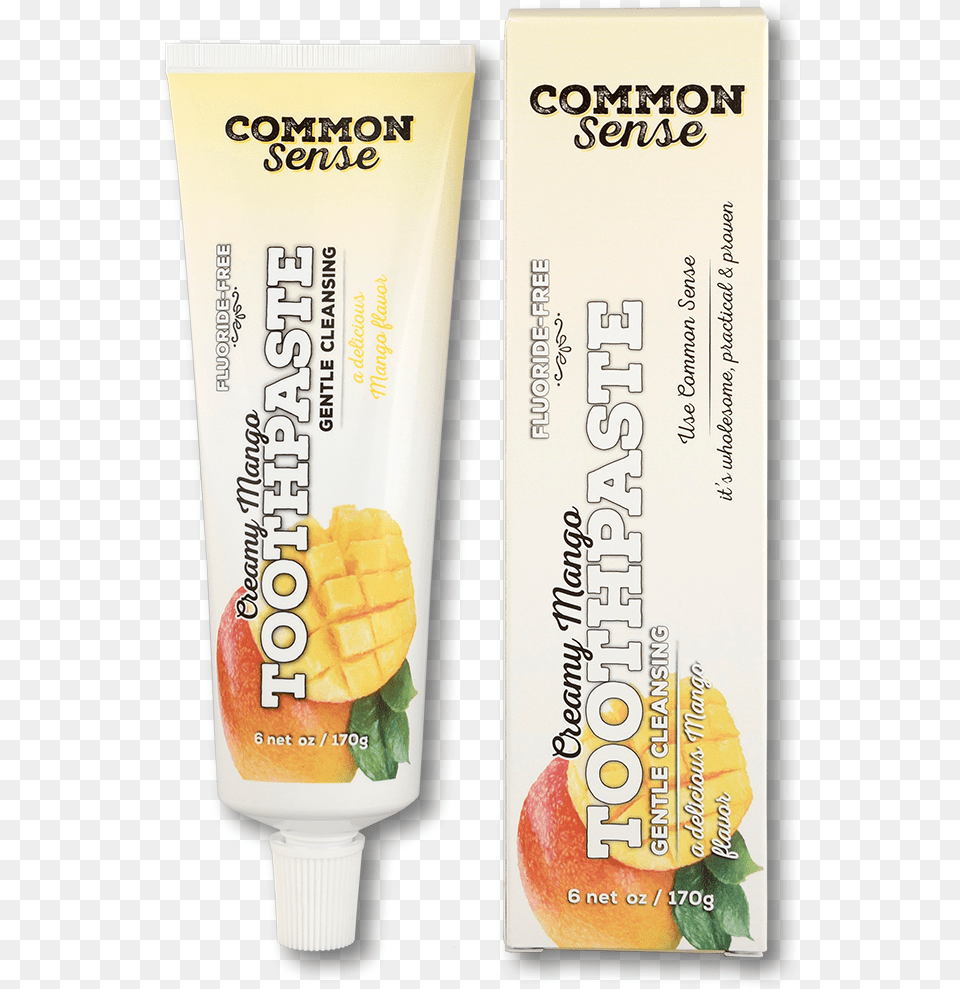 Creamy Mango Toothpaste Packaging And Labeling, Bottle, Food, Fruit, Plant Free Transparent Png