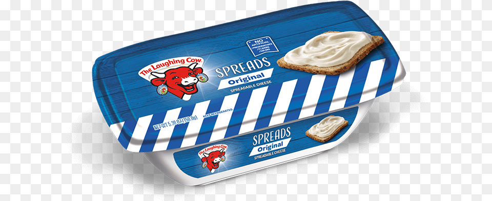 Creamy Original Laughing Cow White Cheddar Spread, Butter, Food, Cream, Dessert Png