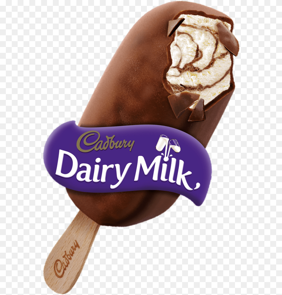 Creamy Vanilla Ice Cream With Cadbury Dairy Milk Chocolate Cadbury Ice Cream Stick, Dessert, Food, Ice Cream Free Transparent Png