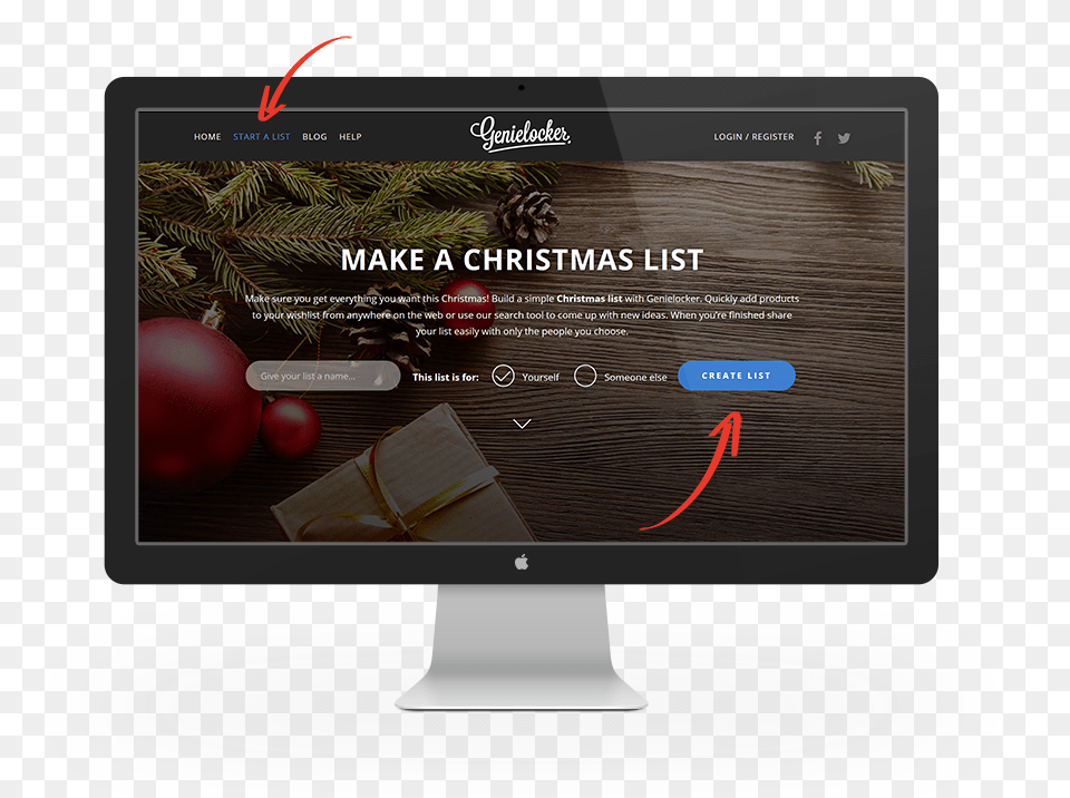 Create A Christmas Wishlist With Genielocker Led Backlit Lcd Display, Computer Hardware, Electronics, Hardware, Monitor Free Transparent Png