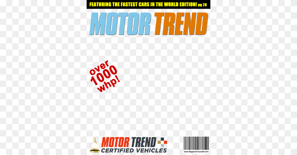 Create A Fake Motor Trend Magazine Cover Motor Trend, Game, Super Mario Free Transparent Png