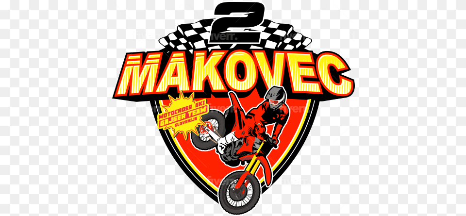 Create Amazing Racing Motocross Car Sport Vector Logo Motorcycling, Person, Motorcycle, Transportation, Vehicle Free Png