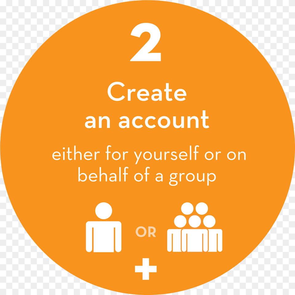 Create An Account Circle, Disk, Text, Symbol Free Png Download