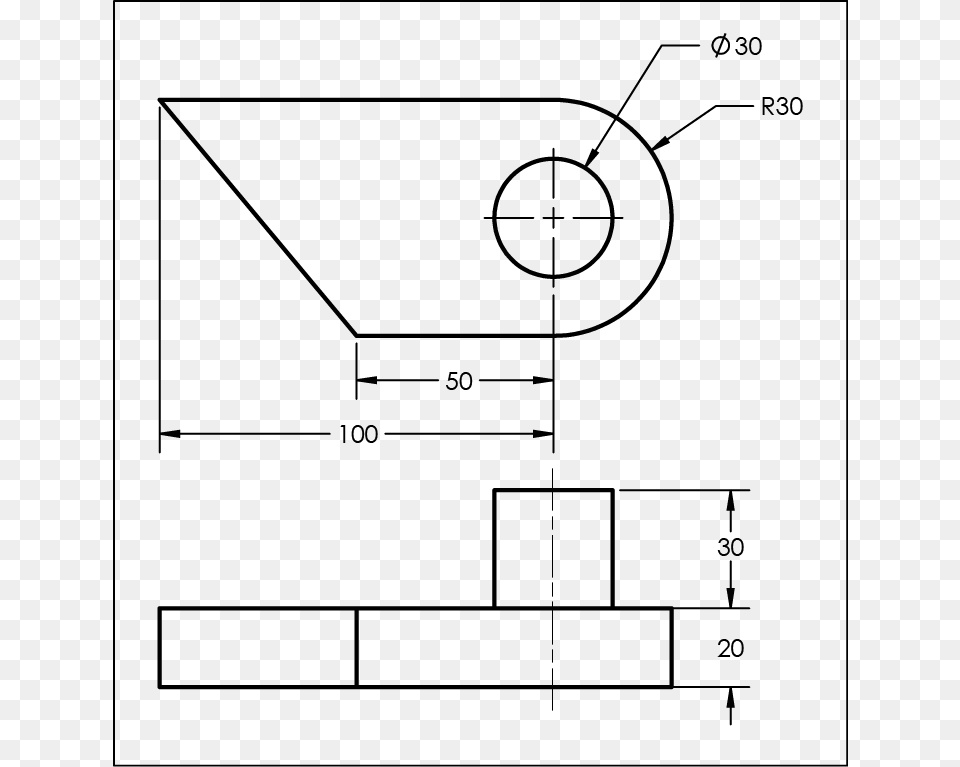 Create An Isometric Pictorial Of The Above Object Inch, Diagram, Cad Diagram Free Png Download