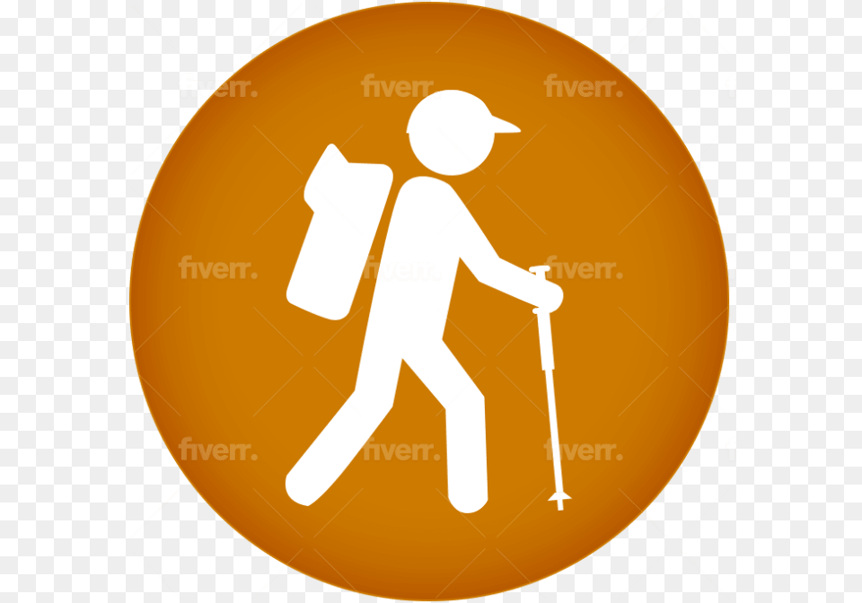 Create An Unique App Icon Walking Stick, Person, Photography, Cleaning, Disk Free Png Download