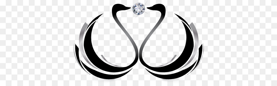 Create Beautiful Swan Logo Ideas Swan, Accessories, Earring, Jewelry, Diamond Free Png