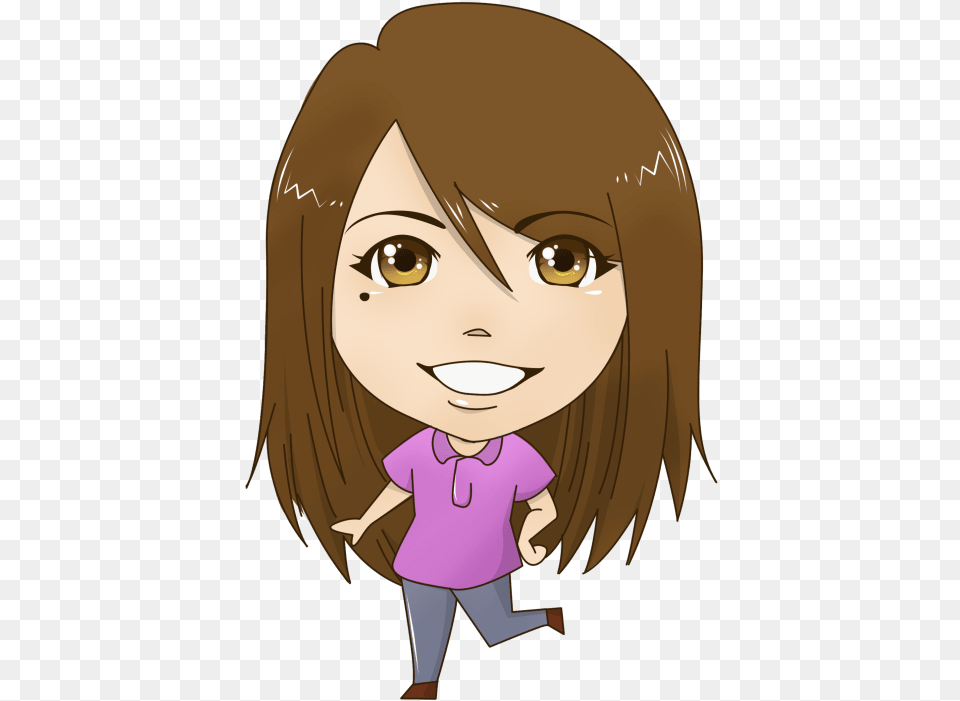 Create Cute Cartoon And Chibi Cartoon, Book, Comics, Publication, Person Png