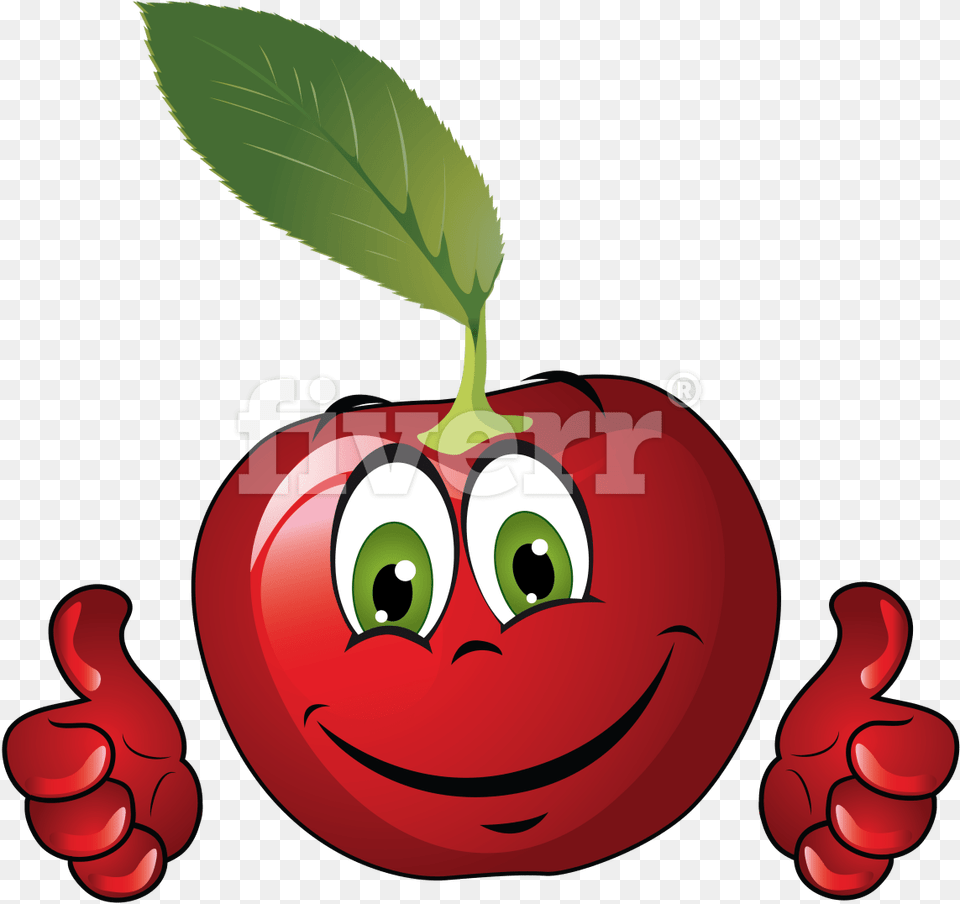Create Funny Emoticons And Emoji For Any Object Emoticon Smiley, Food, Fruit, Plant, Produce Png