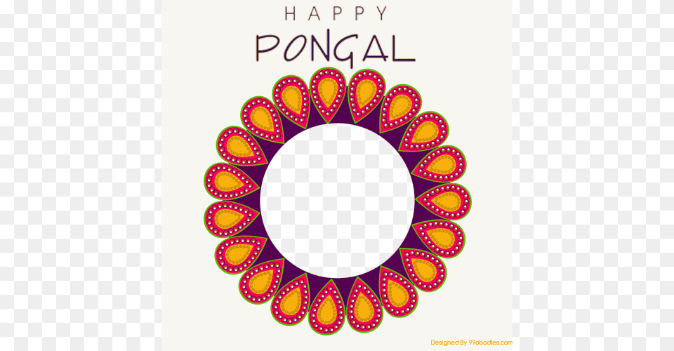 Create Happy Pongal Wishes Photo Frame With Name Online Pongal Photo Frames, Pattern, Paisley Png Image