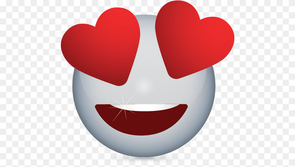 Create Heart Eyes Emoji Logo Heart Eyes Emoji Transparent, Sphere, Birthday Cake, Cake, Cream Png Image