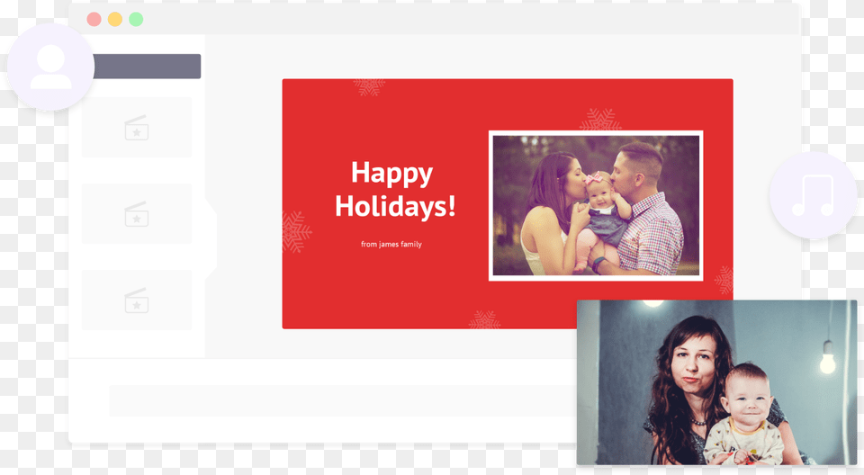 Create Heartwarming Holiday Videos For In Just 5 Mins Screenshot, Adult, Portrait, Photography, Person Free Transparent Png