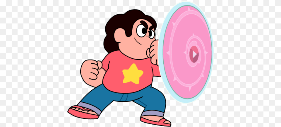 Create Mini Rose Quartz Shields Using Red Paper Plates Steven Universe Characters, Baby, Person, Face, Head Png Image