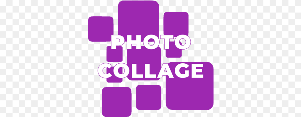 Create Online Photo Collages Clip Art, Purple, Text Free Png