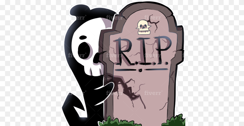 Create Personalized Emotes For Twitch Reaper Emote Gif Transparent, Gravestone, Tomb Png