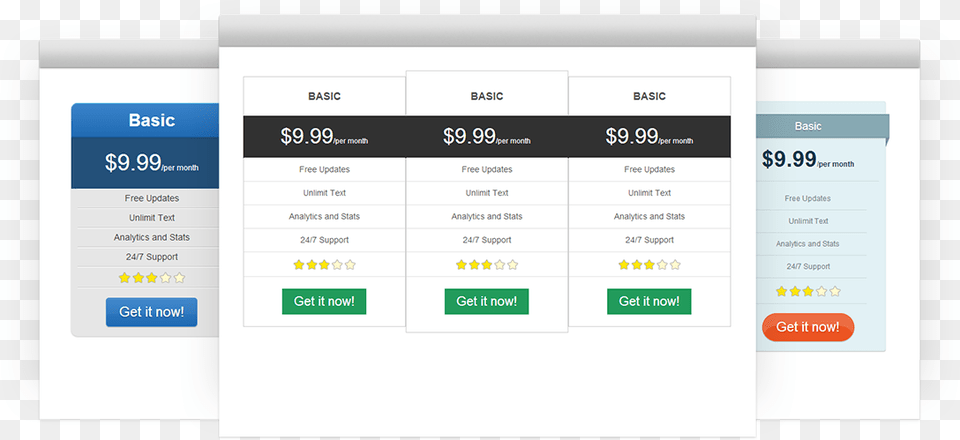 Create Responsive Pricing Tables For Your Website On Html Table Generator, Text Free Transparent Png