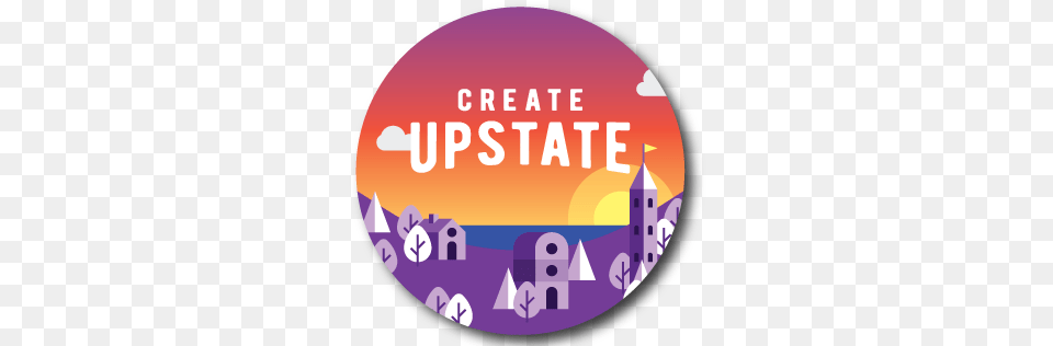 Create Upstate Sponsored Die Cut Stickers 2017 Blog Gorefest Chapter, Disk, Logo Free Png