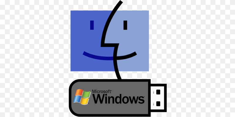 Create Windows 7810 Bootable Usb Drive In Macos With Mac Os Logo Vector, Adapter, Electronics, Computer Hardware, Hardware Free Png Download