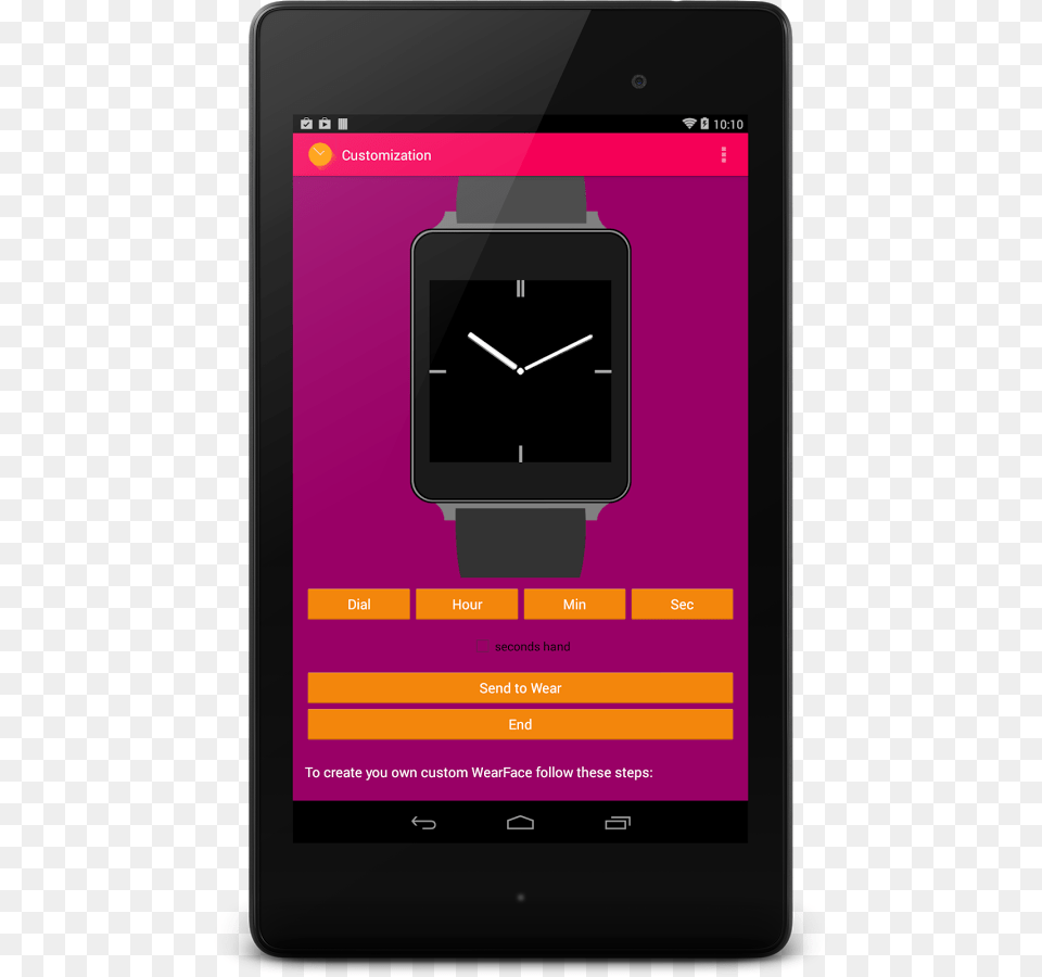 Create Your Own Custom Android Wear Watch Face With Wear Os, Electronics, Mobile Phone, Phone, Computer Free Png