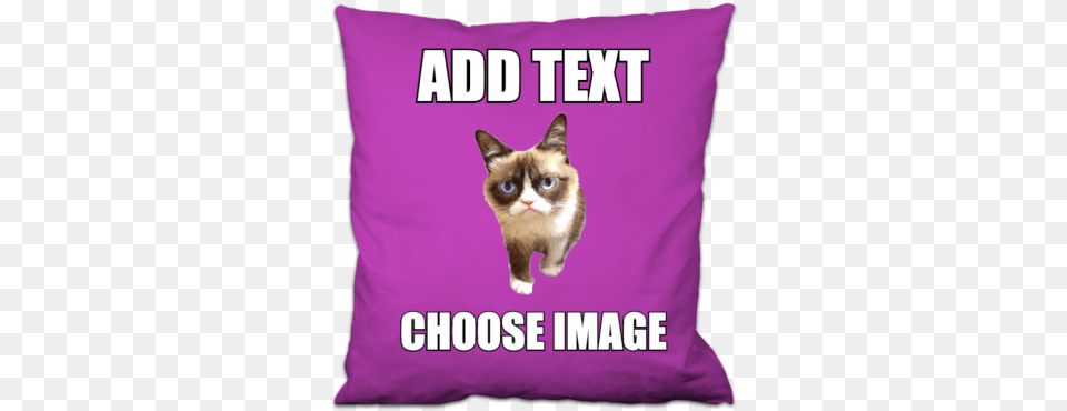 Create Your Own Grumpy Cat Meme Official Grumpy Cat Quotes Hard Back Case, Cushion, Home Decor, Pillow, Animal Png Image