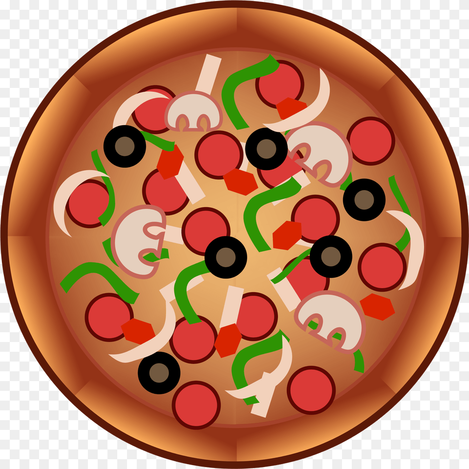 Create Your Own Pizza Circle, Food Free Png
