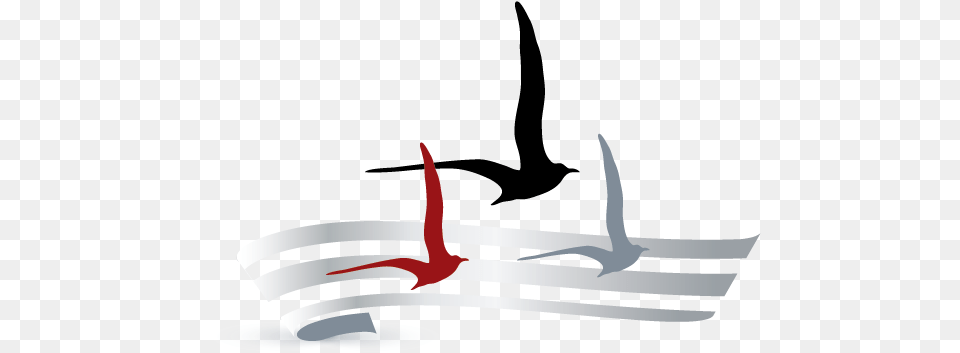 Create Your Own Seagulls Logo Online Using Maker Flying Bird Silhouette, Cutlery, Fork, Smoke Pipe Png Image