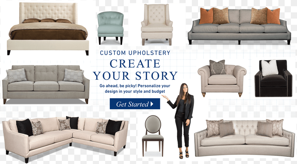Create Your Story Studio Couch, Adult, Person, Furniture, Female Png Image