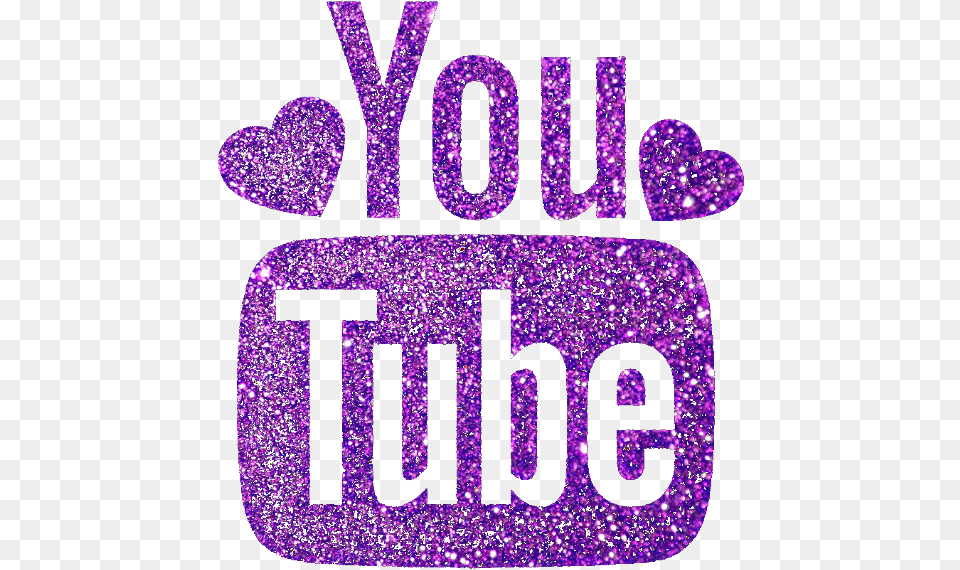 Created By Me Interesting Youtube, Glitter, Purple Free Png Download