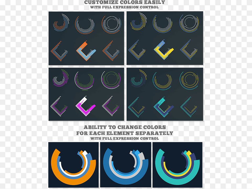 Created With Adobe After Effects This Shapes And Elements After Effect Shape Element, Horseshoe Free Transparent Png