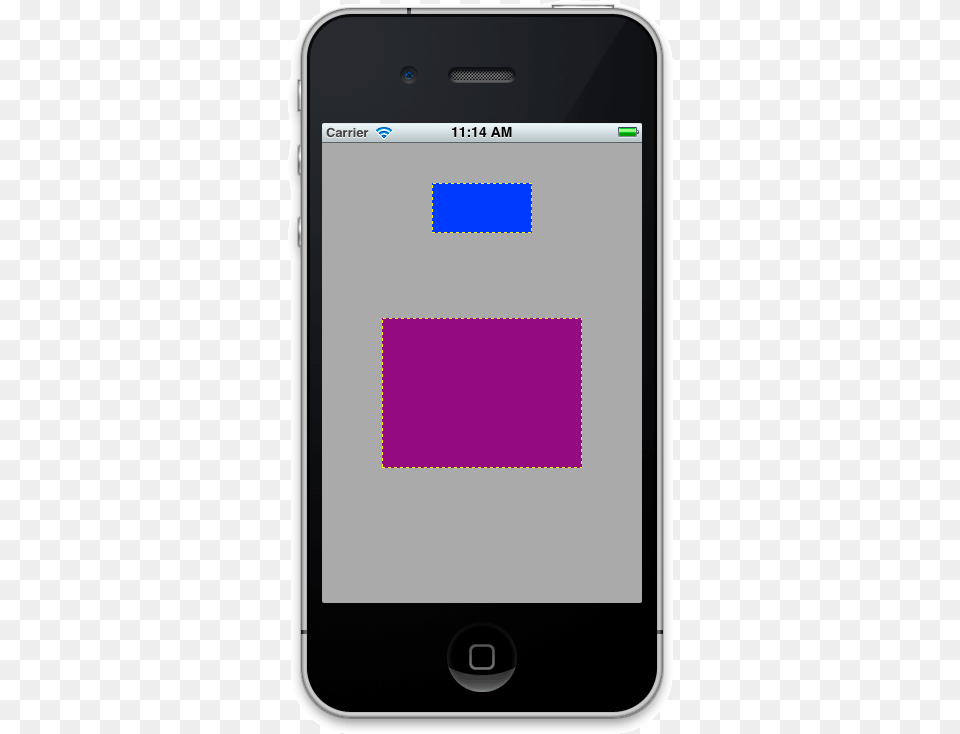 Creating A Dynamically Sized Ui Button With Dashed Border Iphone 4 Template, Electronics, Mobile Phone, Phone Png Image