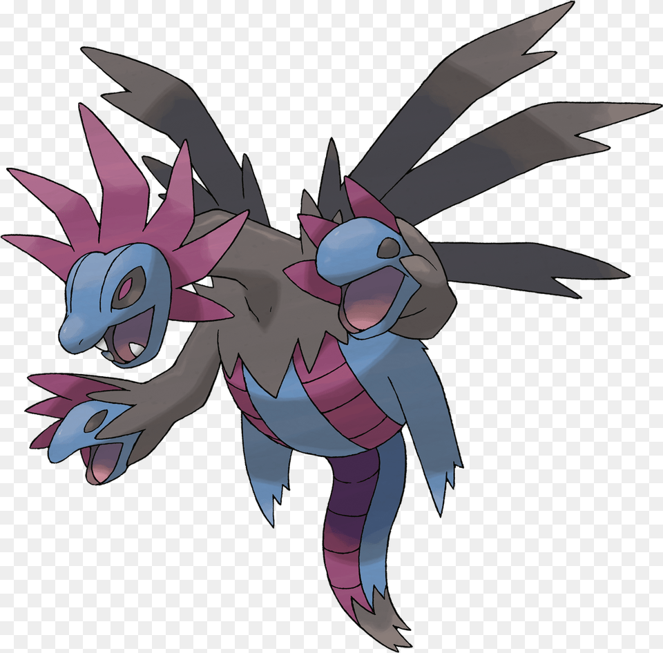 Creating Pokmon Designs And Names Pokemon Hydreigon, Book, Comics, Publication, Cartoon Free Png