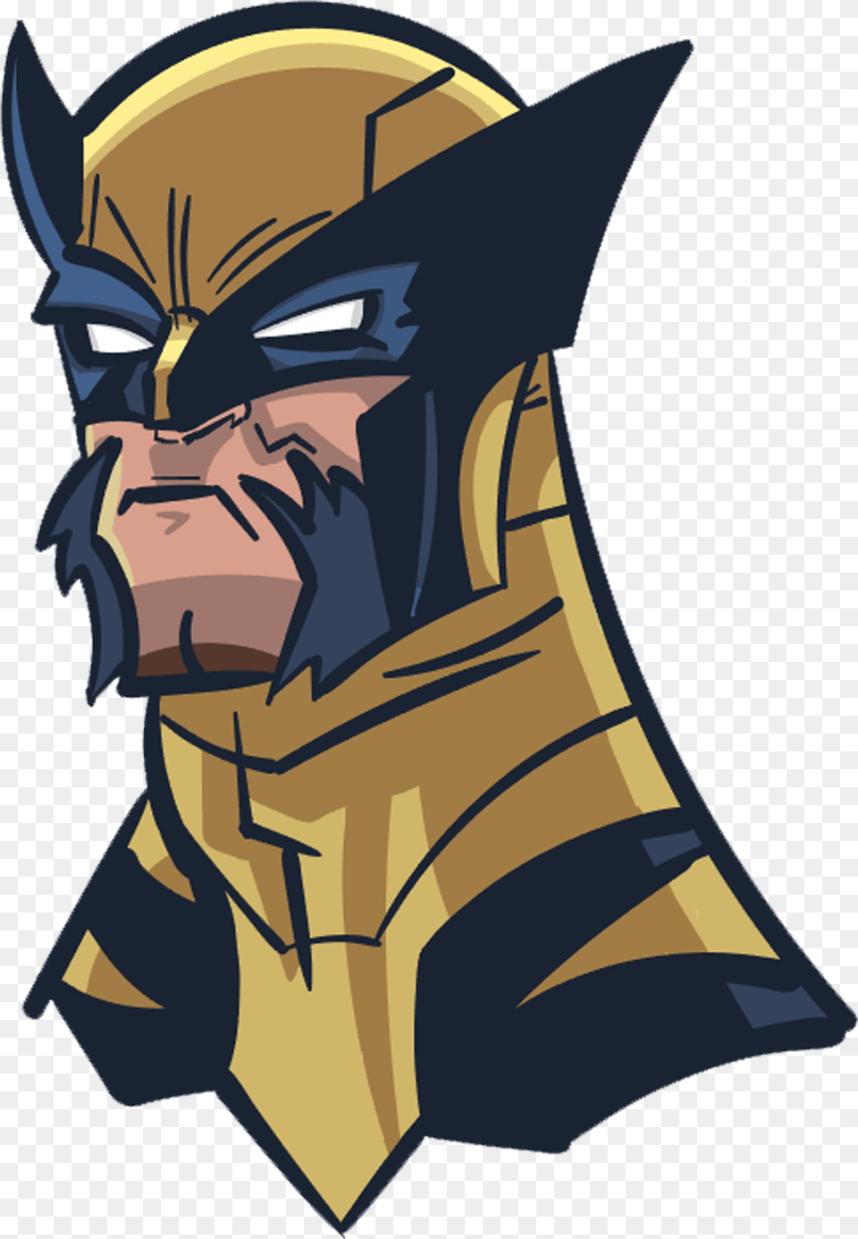 Creation Of Wolverine Art Cartoon, Adult, Male, Man, Person Png Image