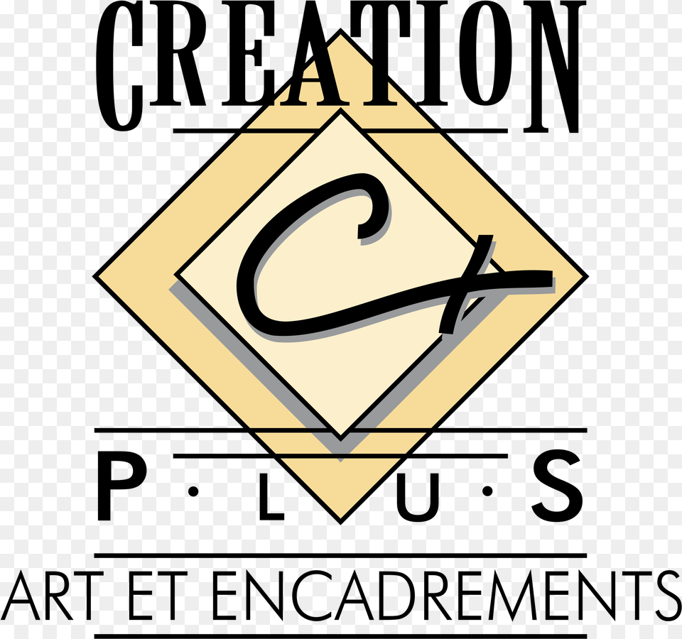 Creation Plus Logo Transparent Triangle, Sign, Symbol, Text Png Image