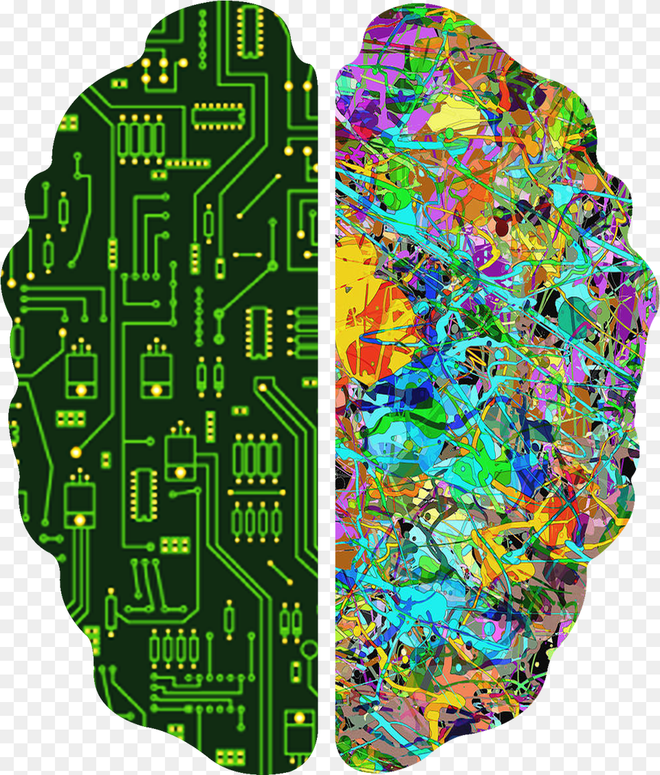 Creative Brain Abstract Art, Accessories, Adult, Female, Person Free Transparent Png